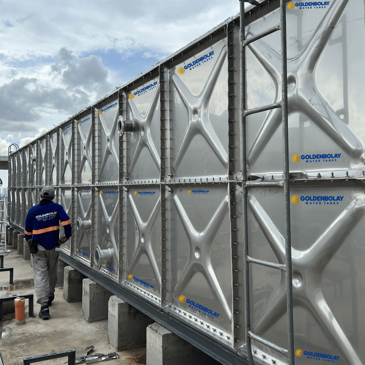 Manila condominium modular water tank